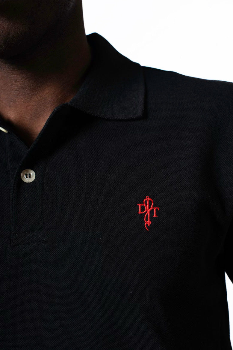 MONTAUK CLASSIC POLO - BLACK