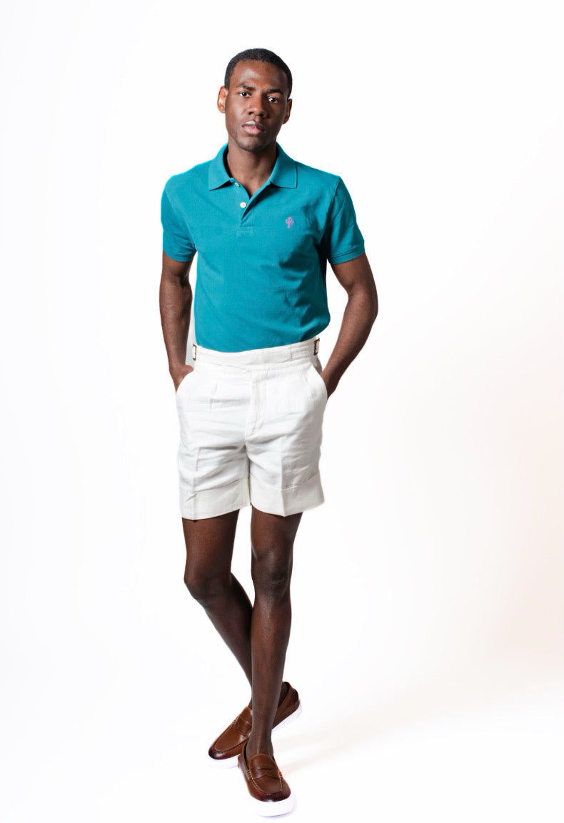 MONTAUK CLASSIC POLO - TEAL