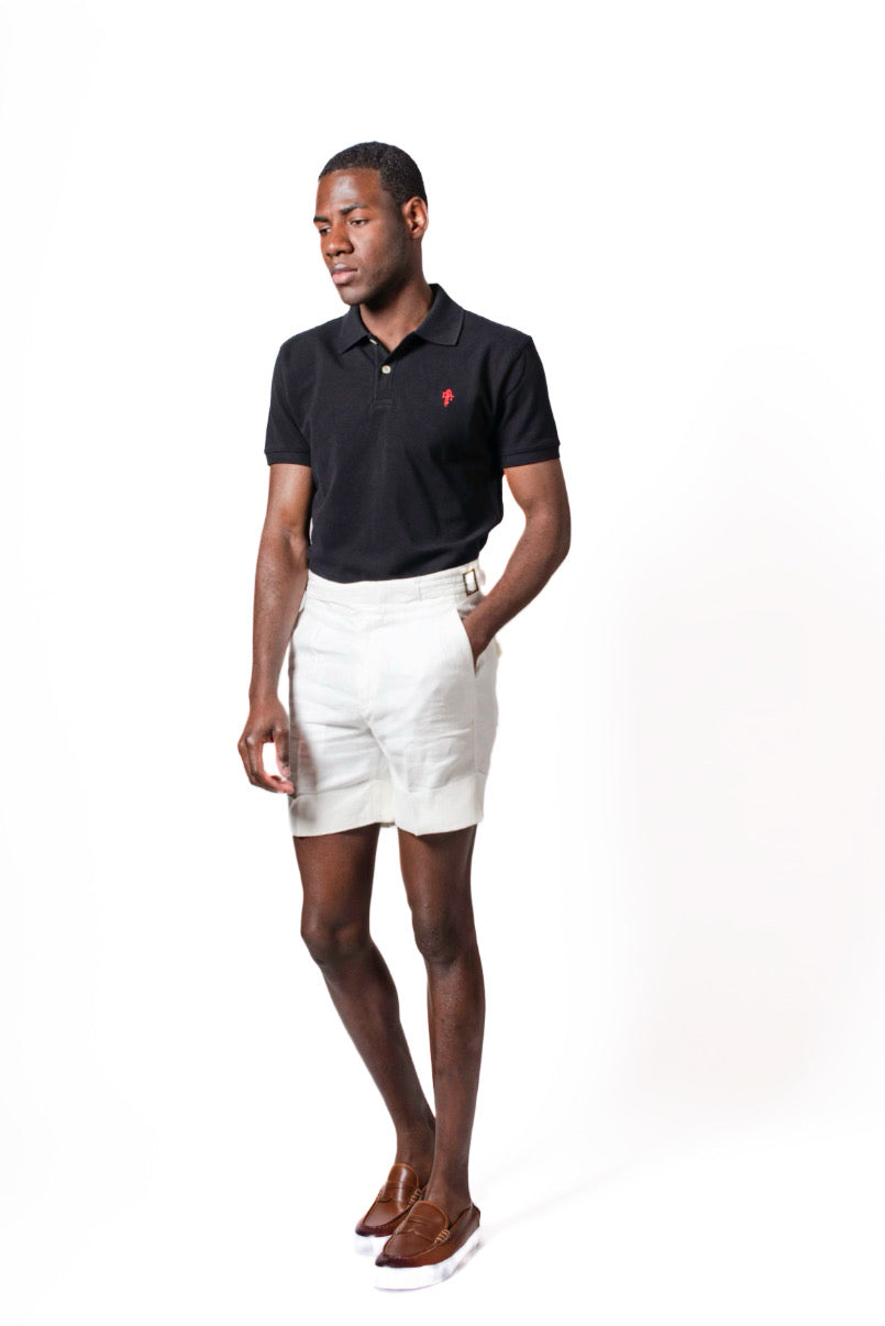 MONTAUK CLASSIC POLO - BLACK