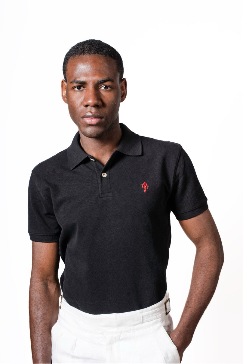 MONTAUK CLASSIC POLO - BLACK